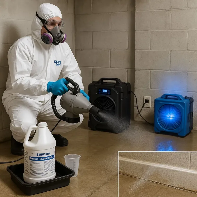 Sanitization and Odor Removal process in Johnsonburg, PA