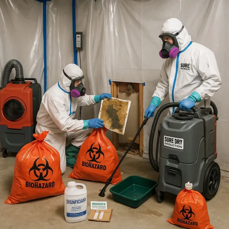 Contaminated Water Handling Protocols process in Johnsonburg, PA