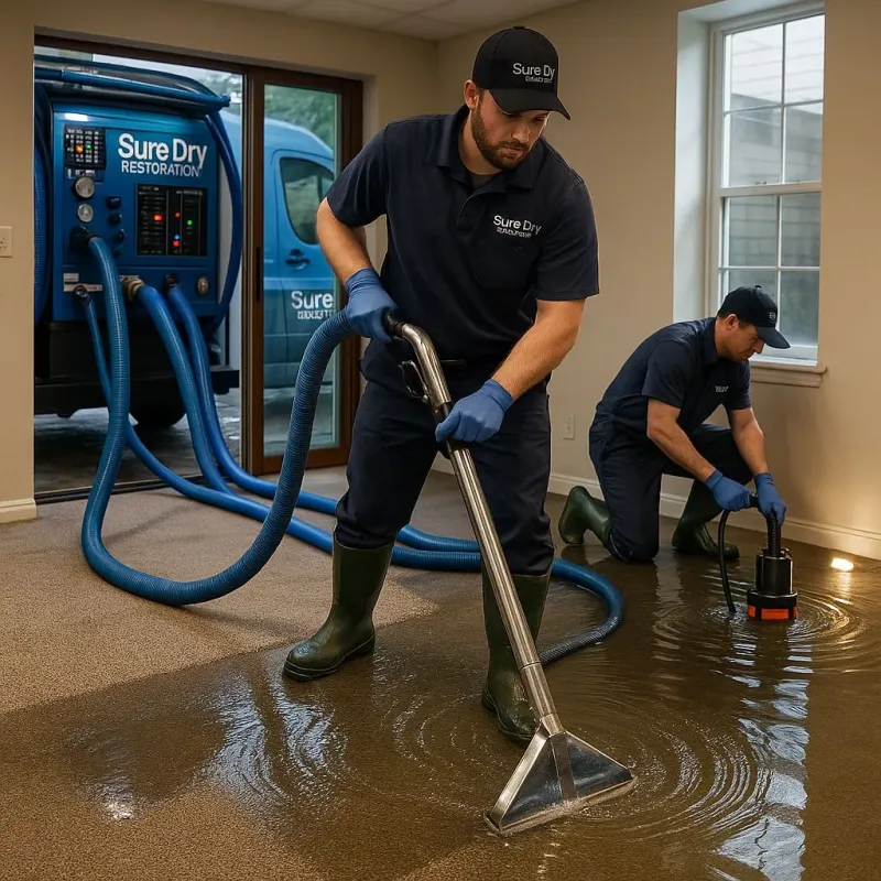 Water Extraction and Removal process in Johnsonburg, PA